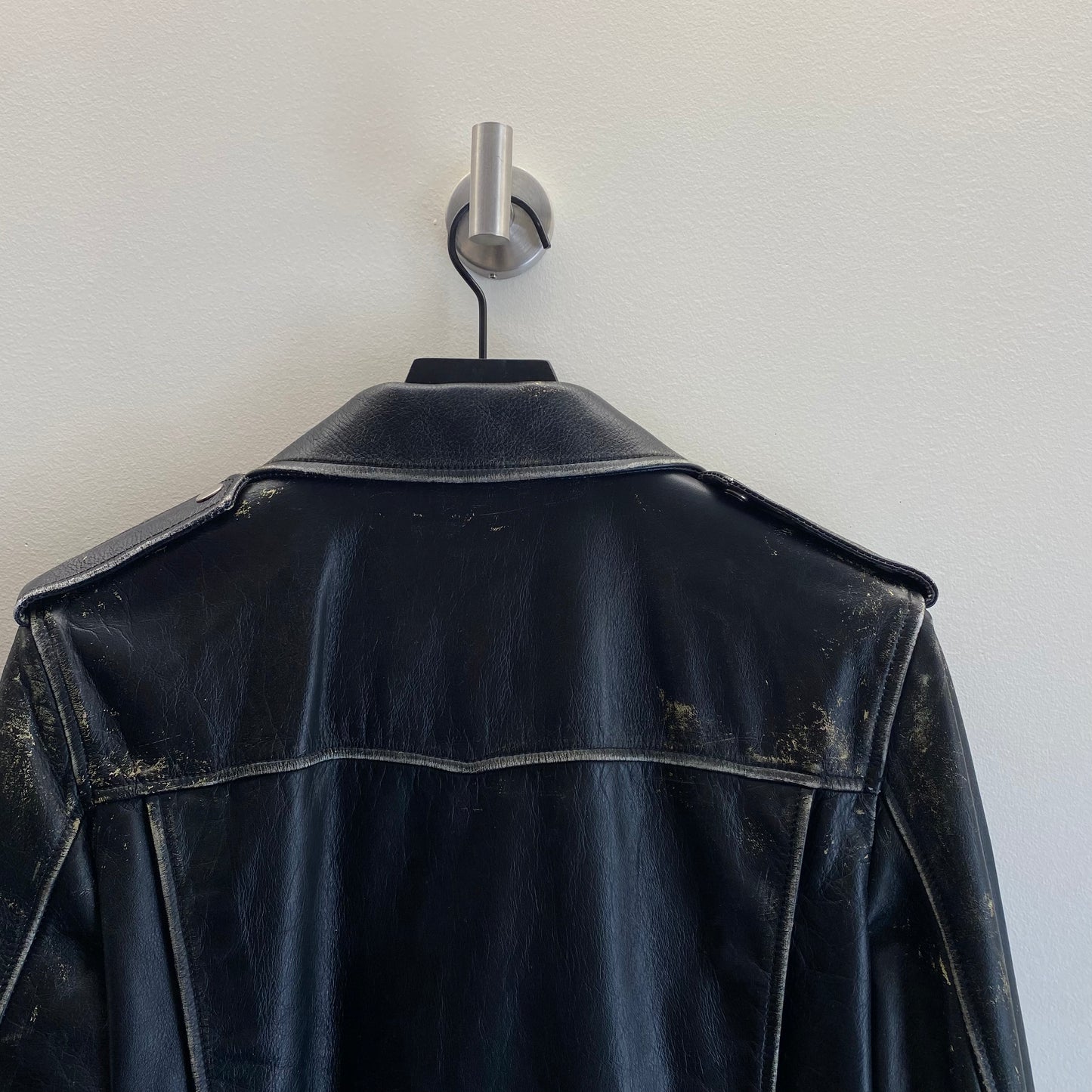 Saint Laurent Paris Leather Rider Jacket