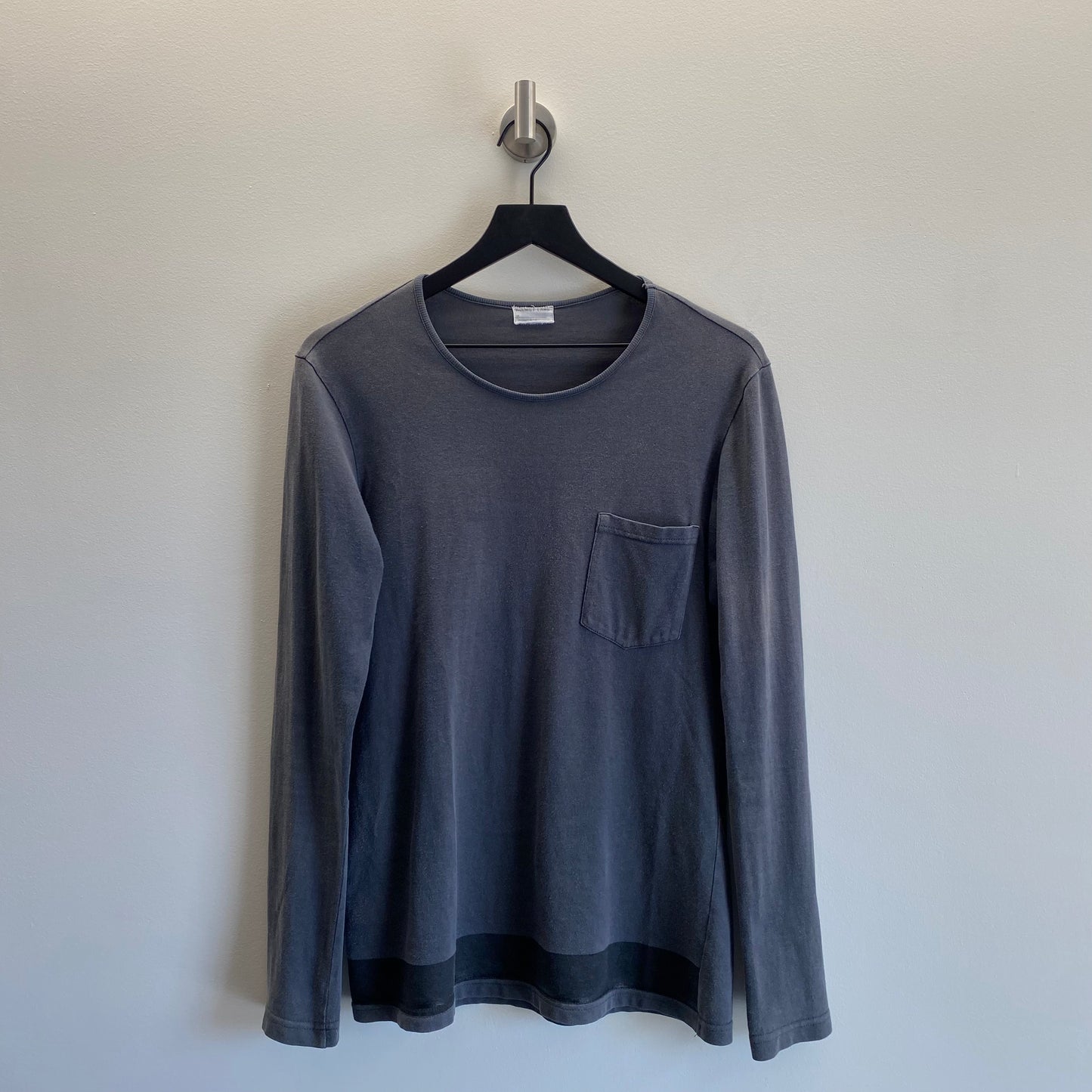 Helmut Lang 97SS Rubber Print Long Sleeve T-Shirt