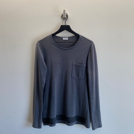 Helmut Lang 97SS Rubber Print Long Sleeve T-Shirt