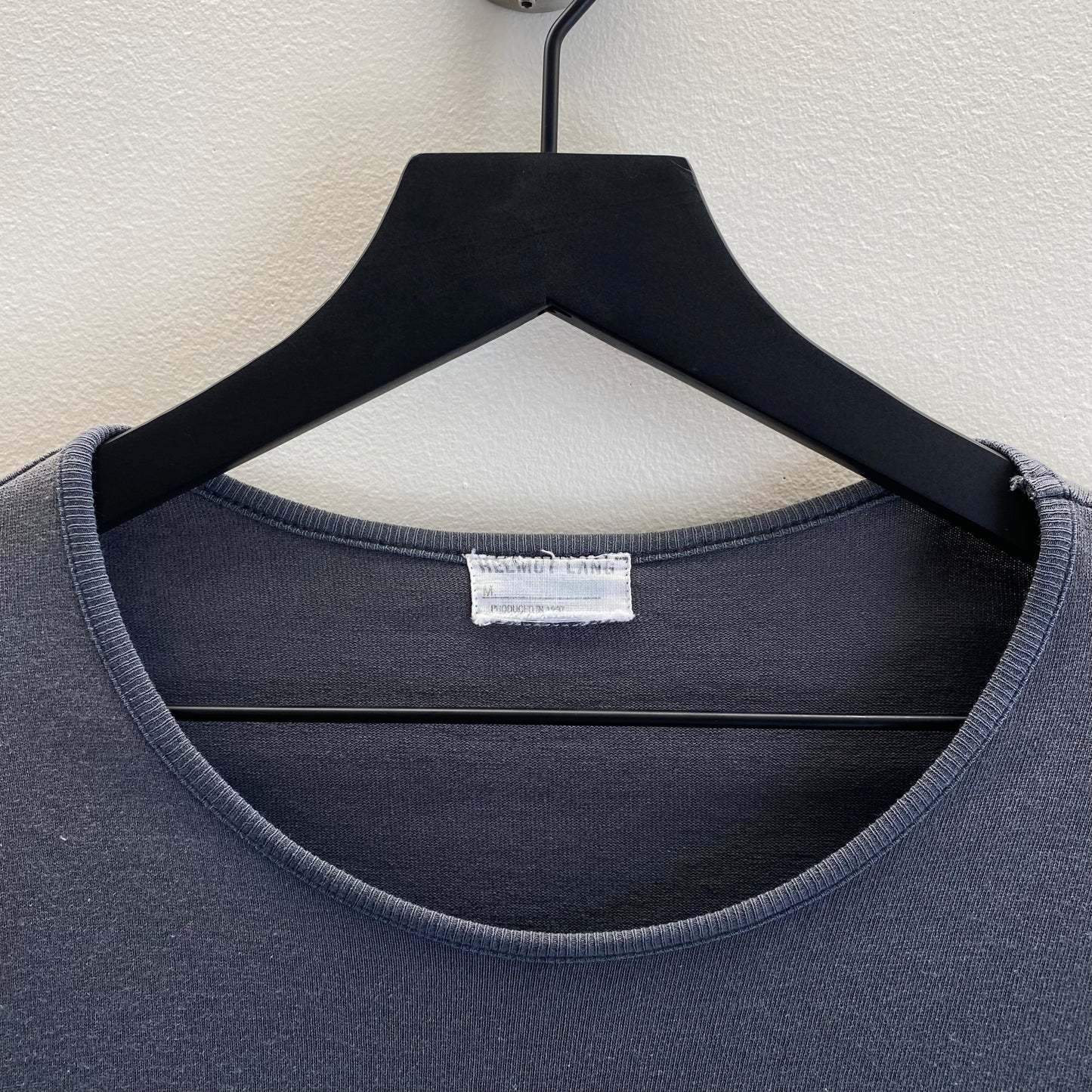 Helmut Lang 97SS Rubber Print Long Sleeve T-Shirt