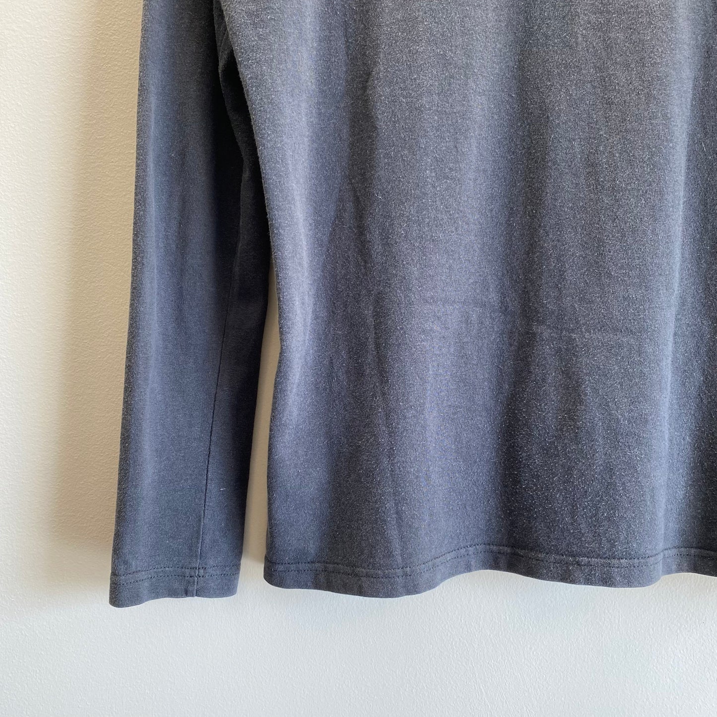 Helmut Lang 97SS Rubber Print Long Sleeve T-Shirt