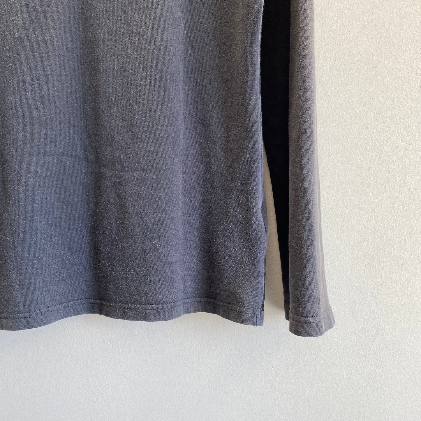 Helmut Lang 97SS Rubber Print Long Sleeve T-Shirt