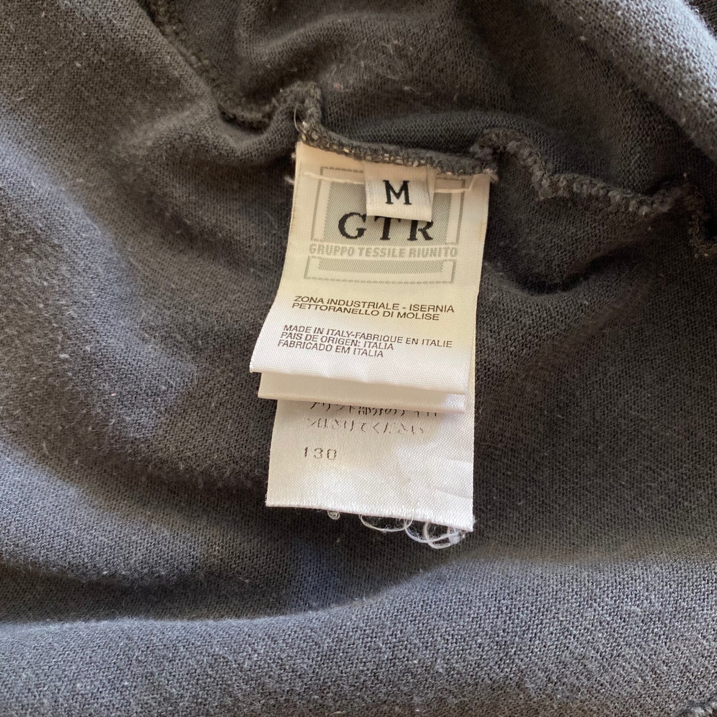 Helmut Lang 97SS Rubber Print Long Sleeve T-Shirt