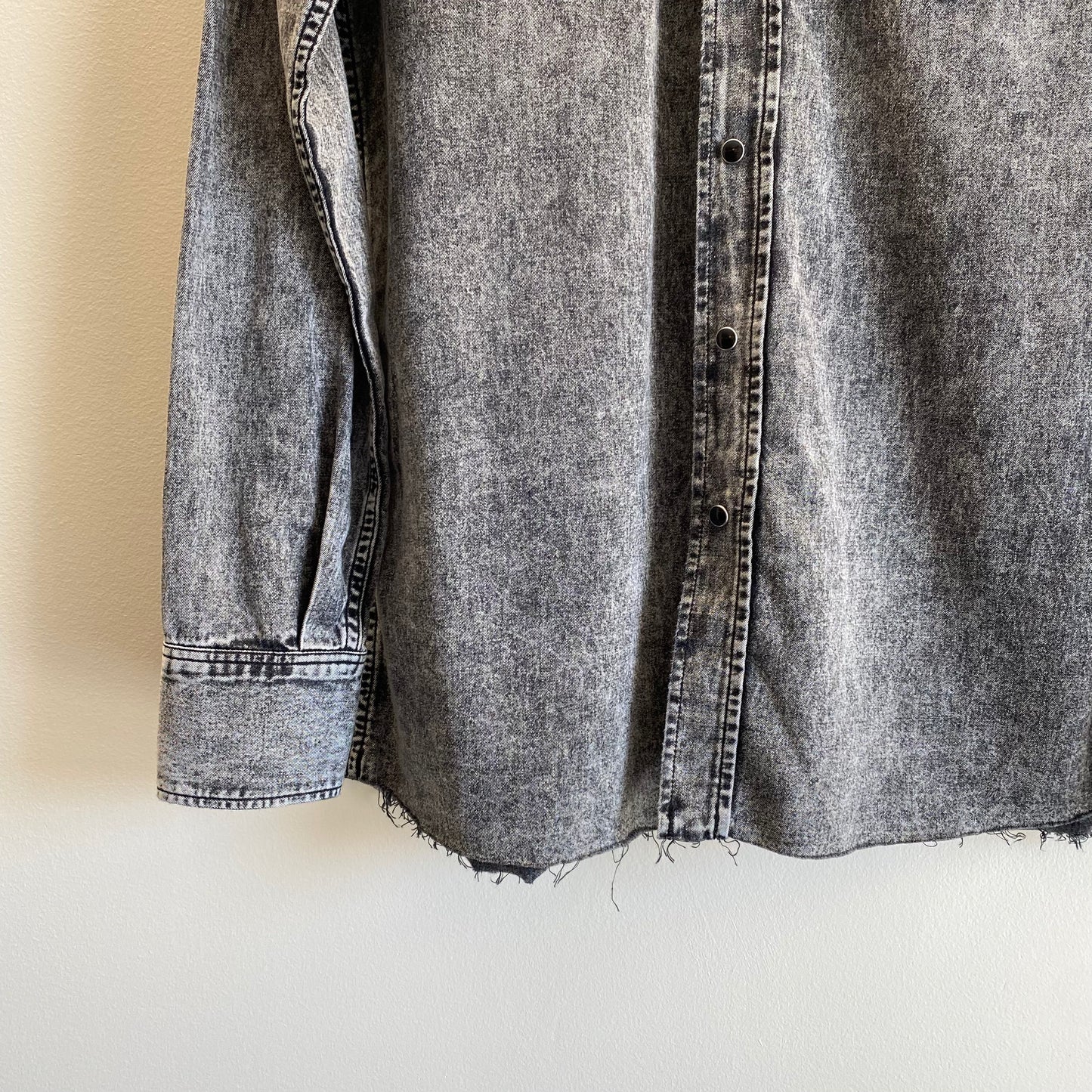 Saint Laurent Paris Washed Denim Shirt