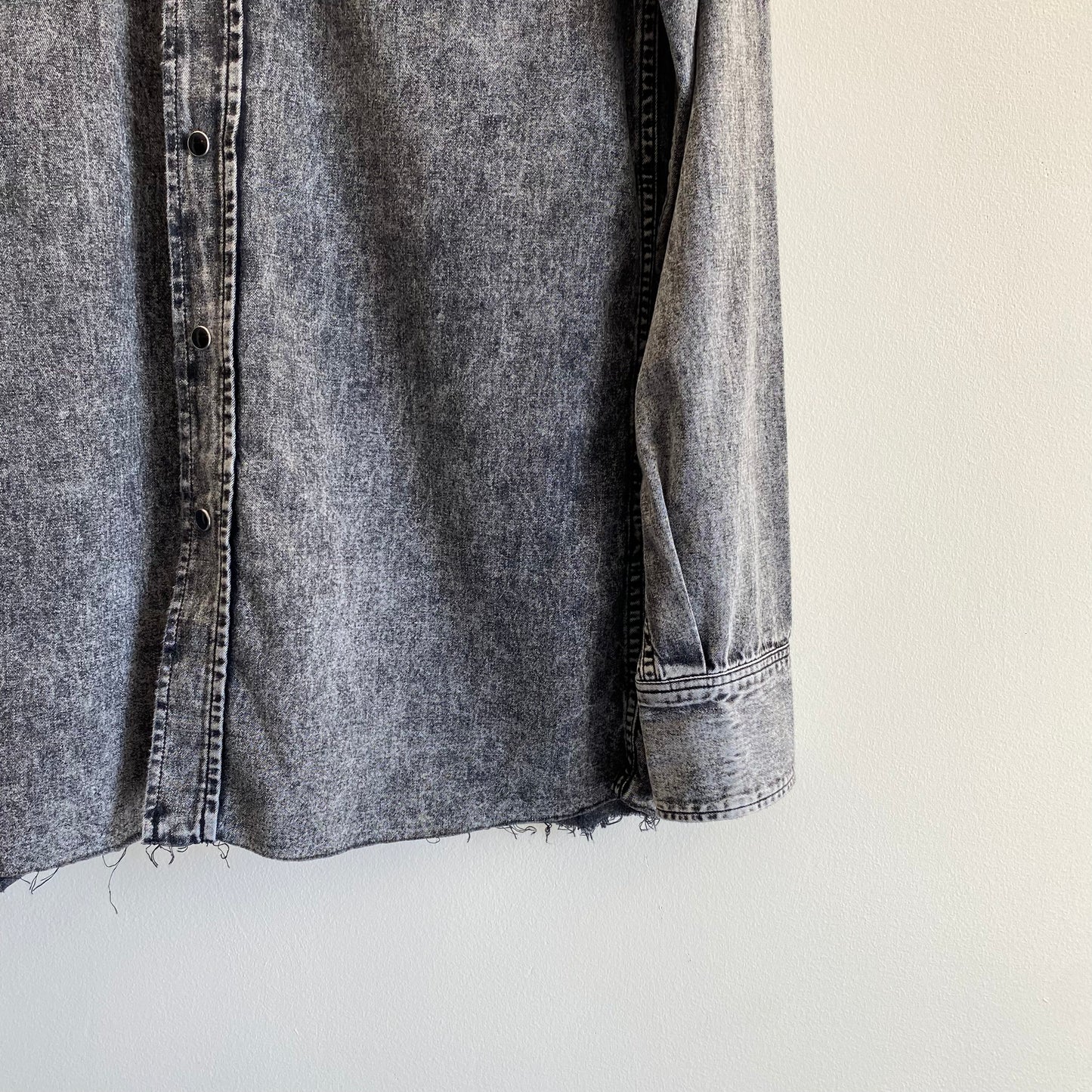Saint Laurent Paris Washed Denim Shirt