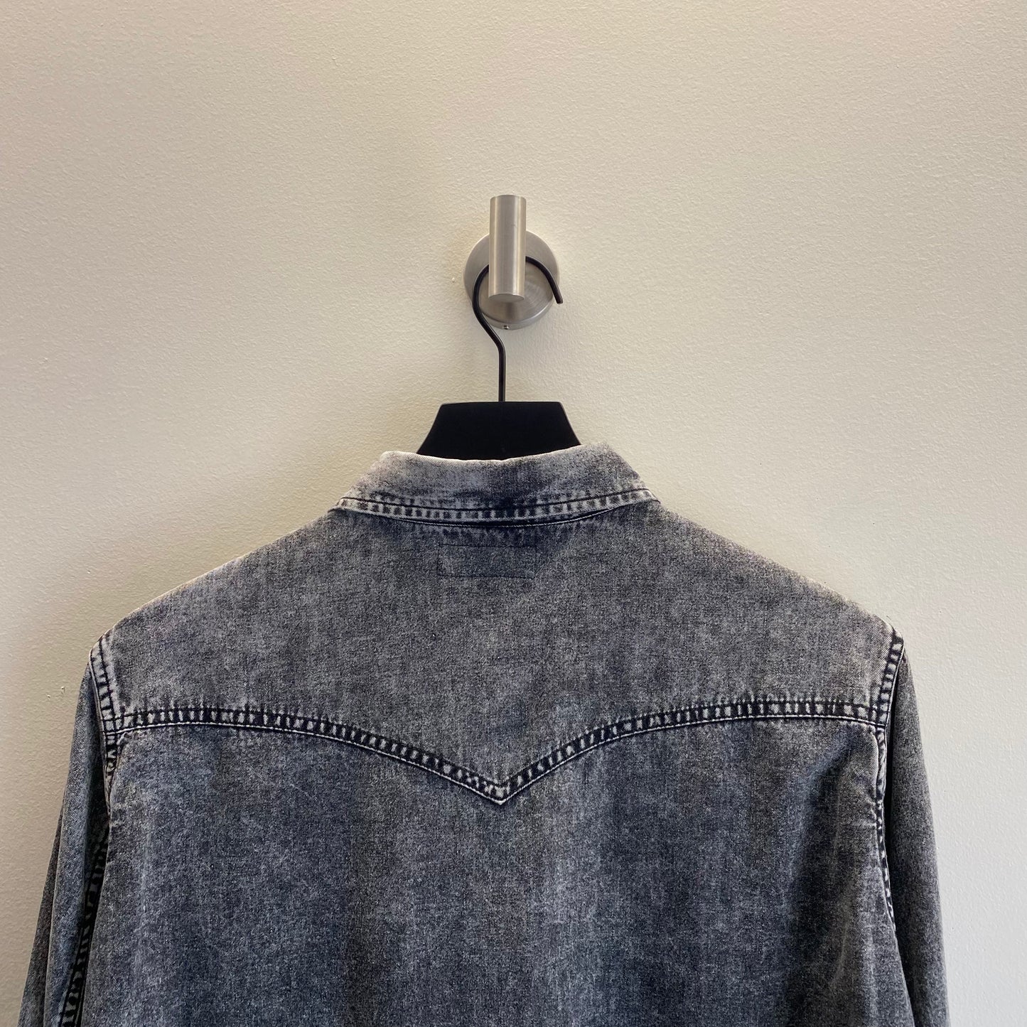 Saint Laurent Paris Washed Denim Shirt