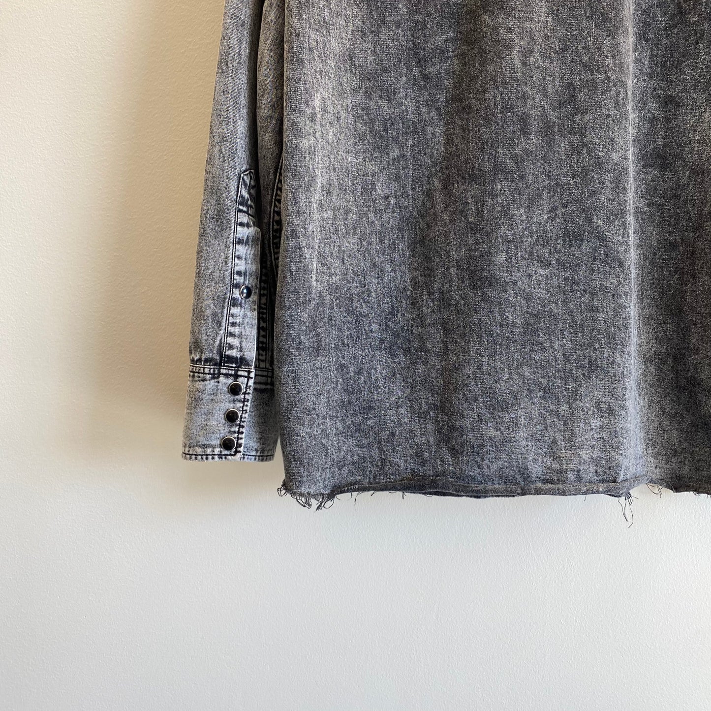 Saint Laurent Paris Washed Denim Shirt