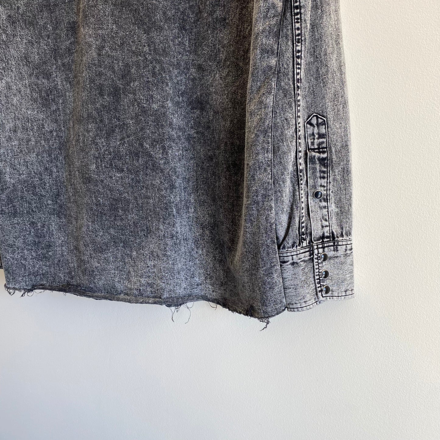 Saint Laurent Paris Washed Denim Shirt