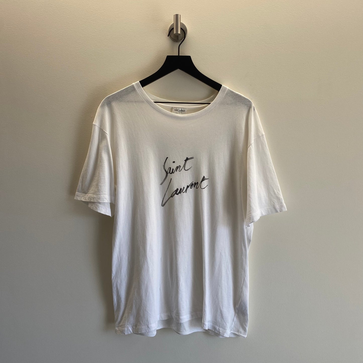 Saint Laurent Paris Signature Logo T-Shirt