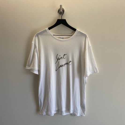 Saint Laurent Paris Signature Logo T-Shirt