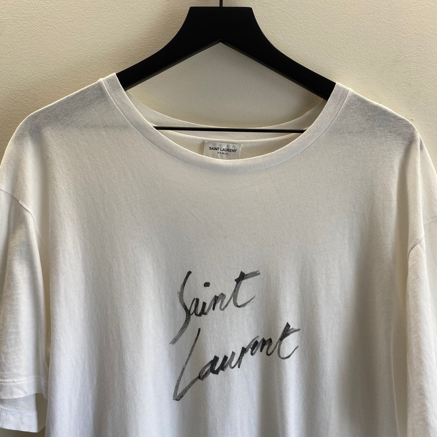 Saint Laurent Paris Signature Logo T-Shirt