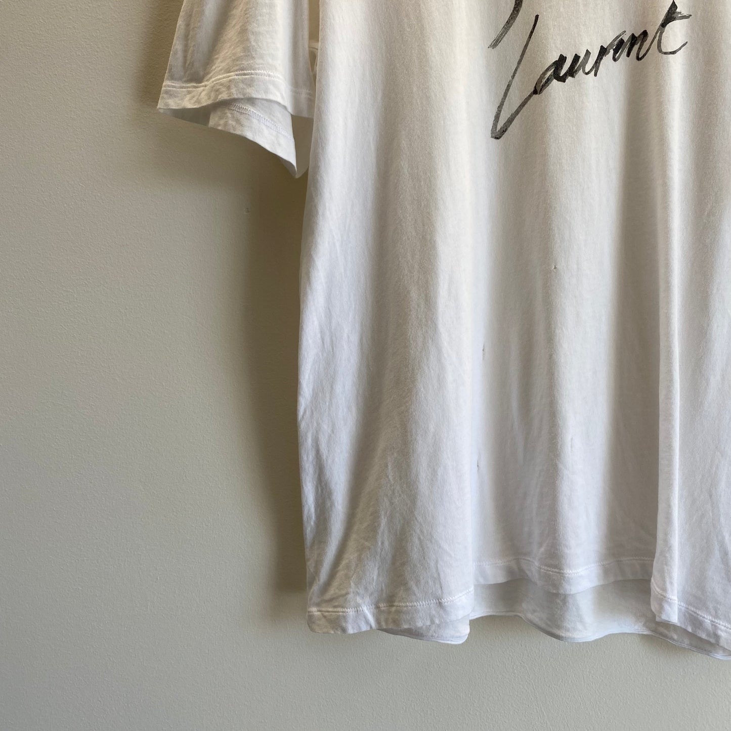 Saint Laurent Paris Signature Logo T-Shirt