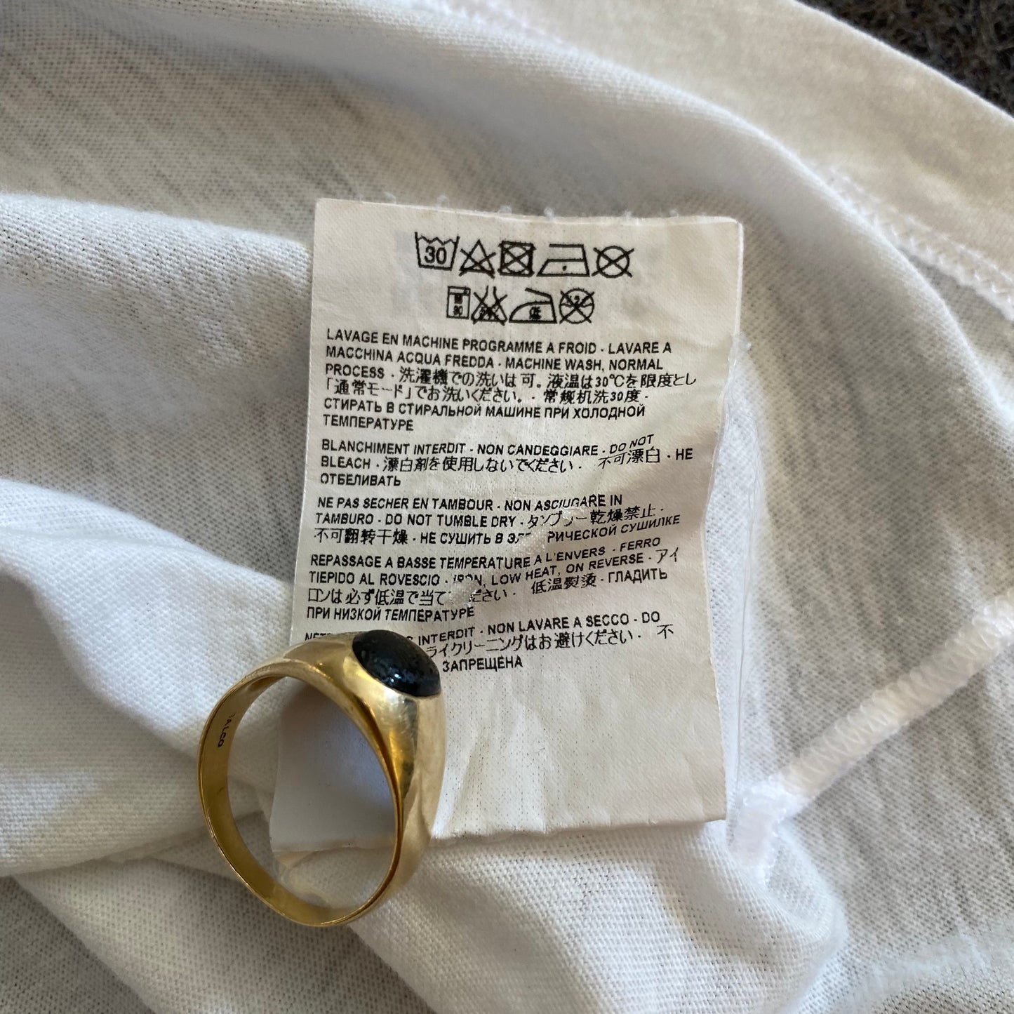 Saint Laurent Paris Signature Logo T-Shirt