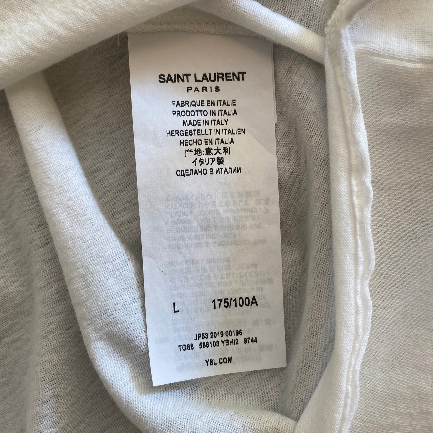 Saint Laurent Paris The Smiths T-Shirt