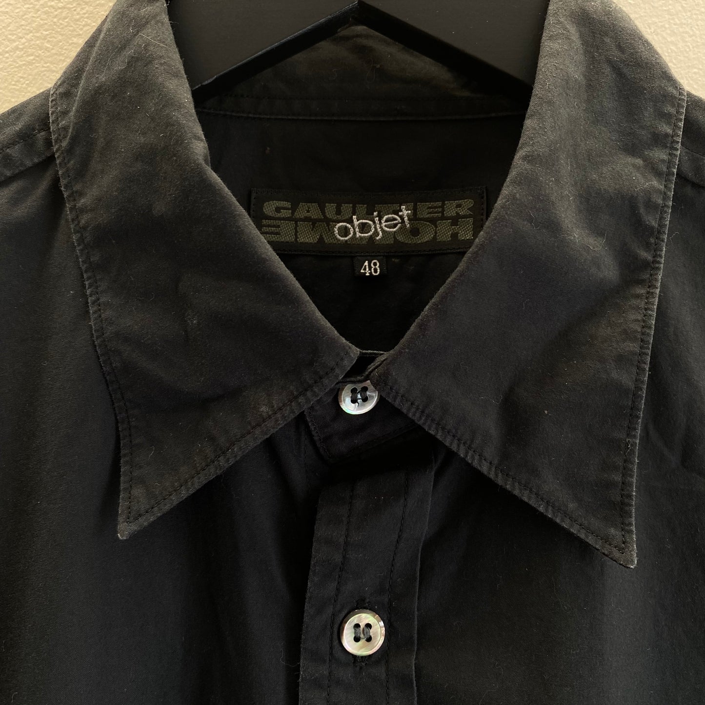 Gaultier Homme Pierced Short Sleeve Shirt