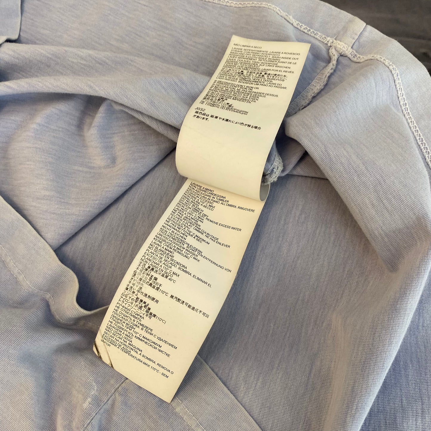 Maison Margiela Blue Basic Tee