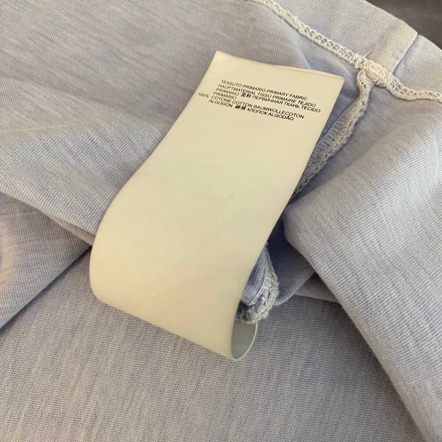 Maison Margiela Blue Basic Tee