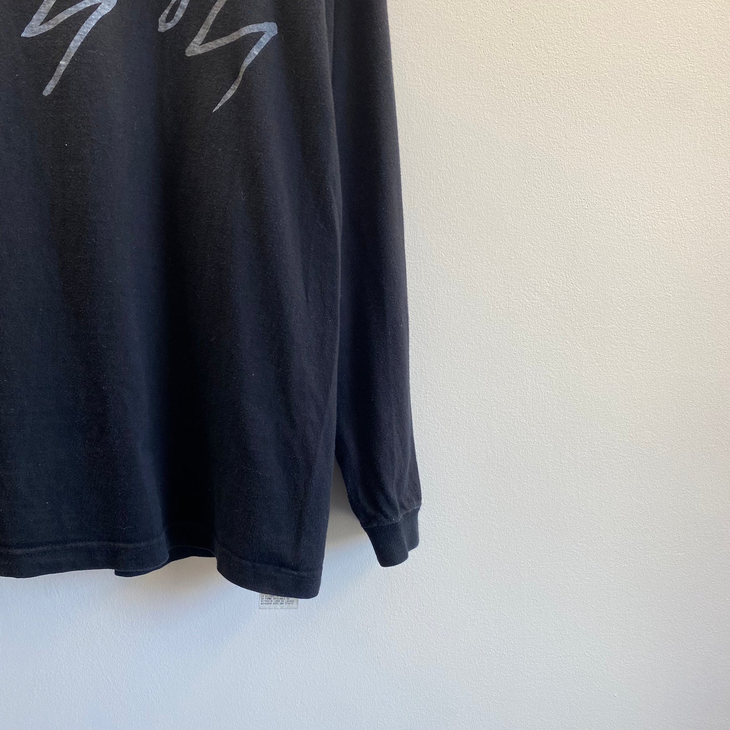 Yohji Yamamoto Ground Y Reverse Signature Long Sleeve T-Shirt