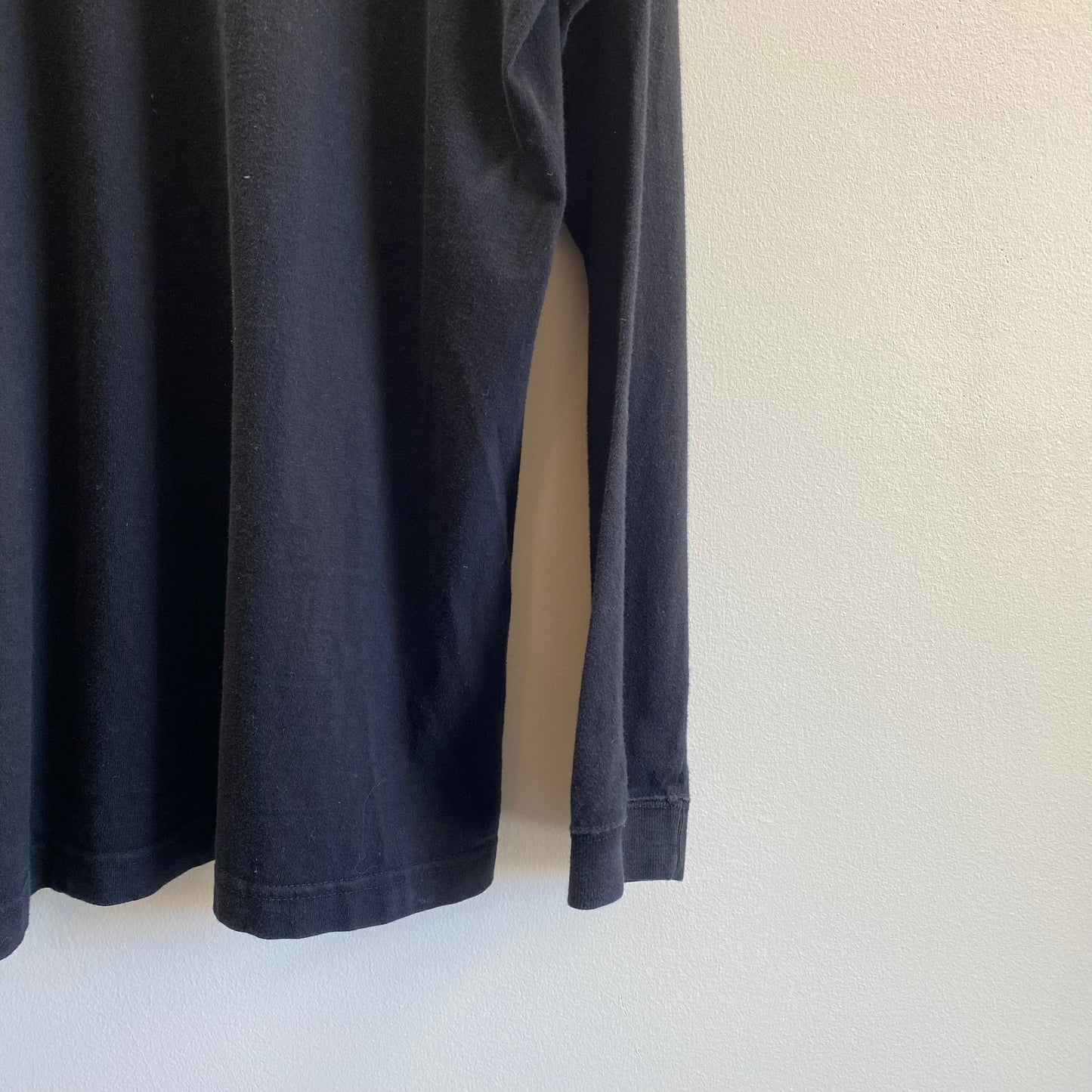 Yohji Yamamoto Ground Y Reverse Signature Long Sleeve T-Shirt