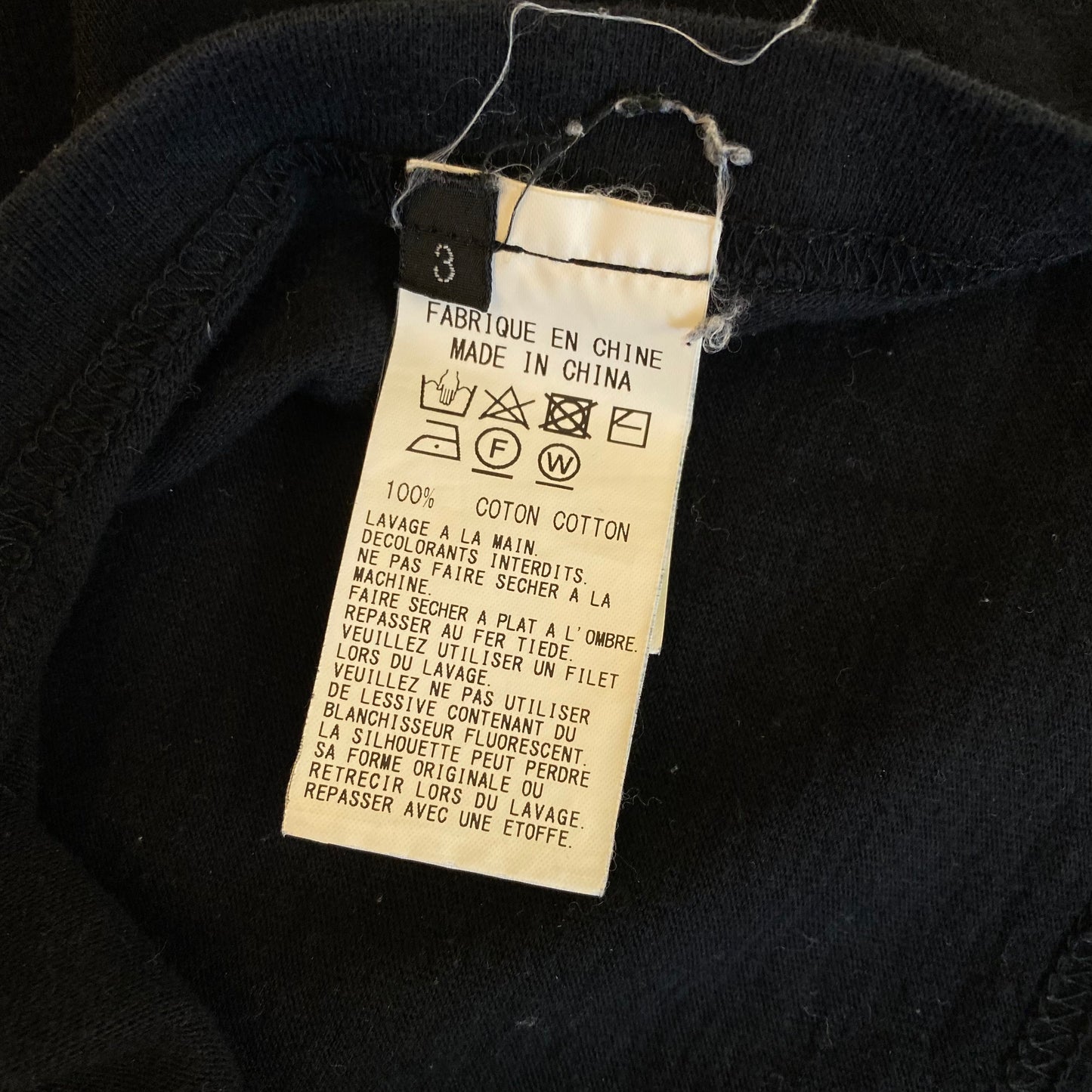 Yohji Yamamoto Ground Y Reverse Signature Long Sleeve T-Shirt