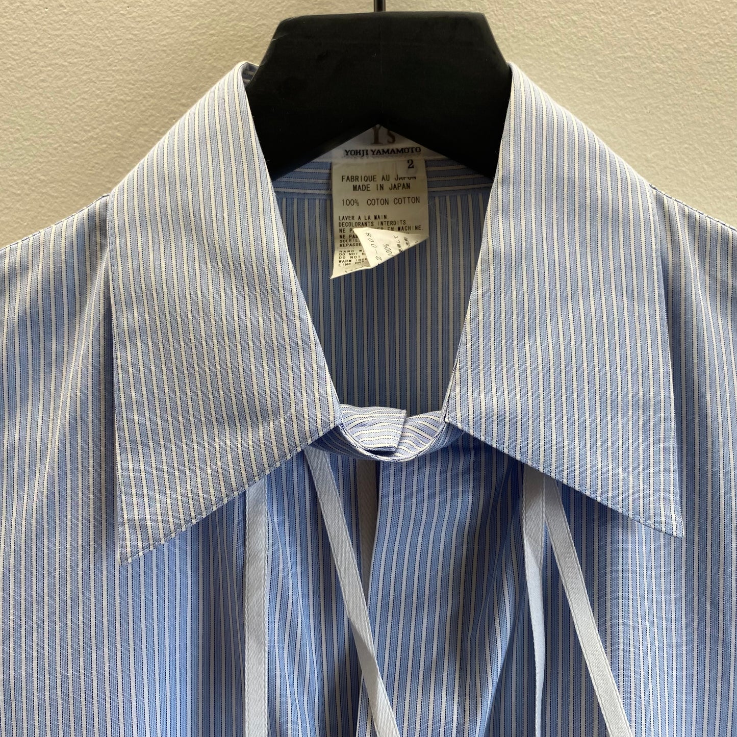 Y’s Yohji Yamamoto 04SS Stripe Button Down Shirt