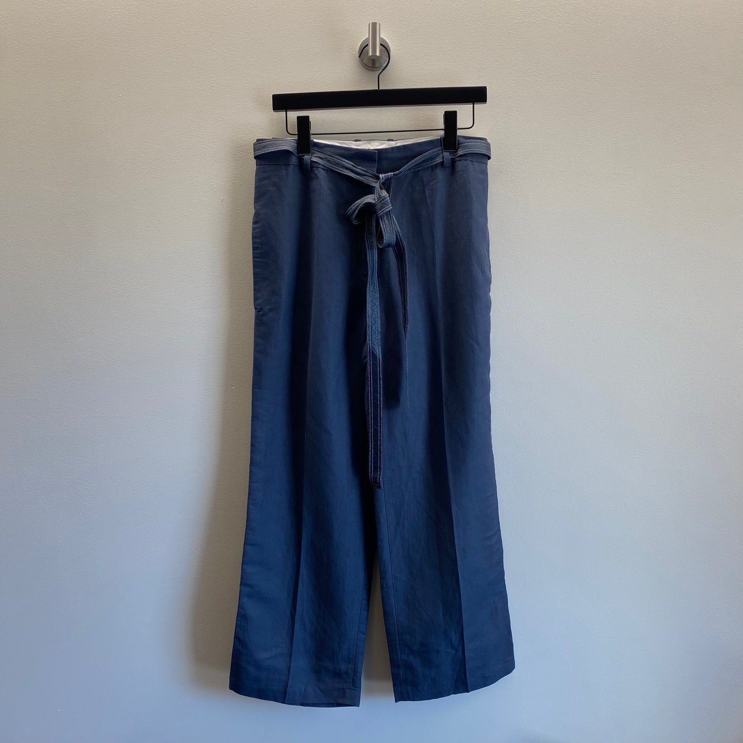 Celine by Phoebe Philo Belted Linen Slacks
