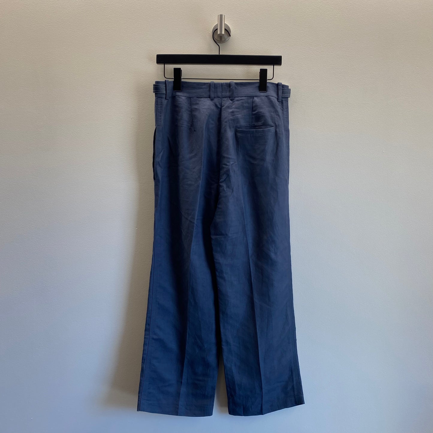 Celine by Phoebe Philo Belted Linen Slacks
