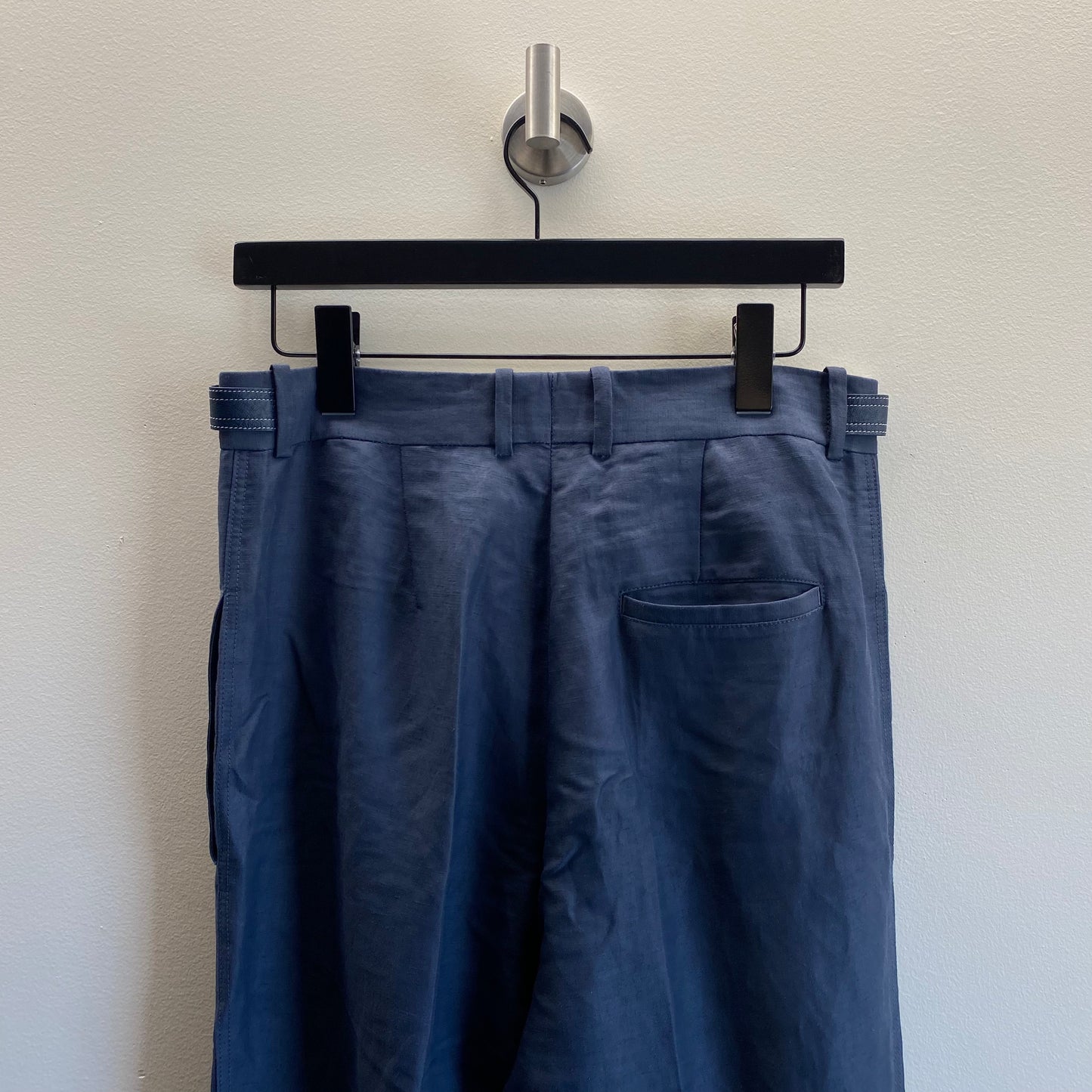 Celine by Phoebe Philo Belted Linen Slacks