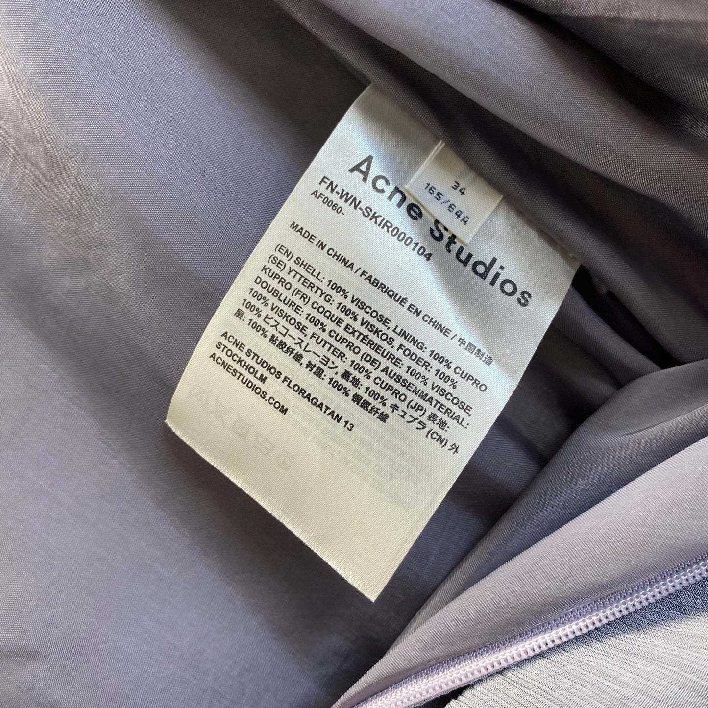 Acne Studios Floral Painting Skirt