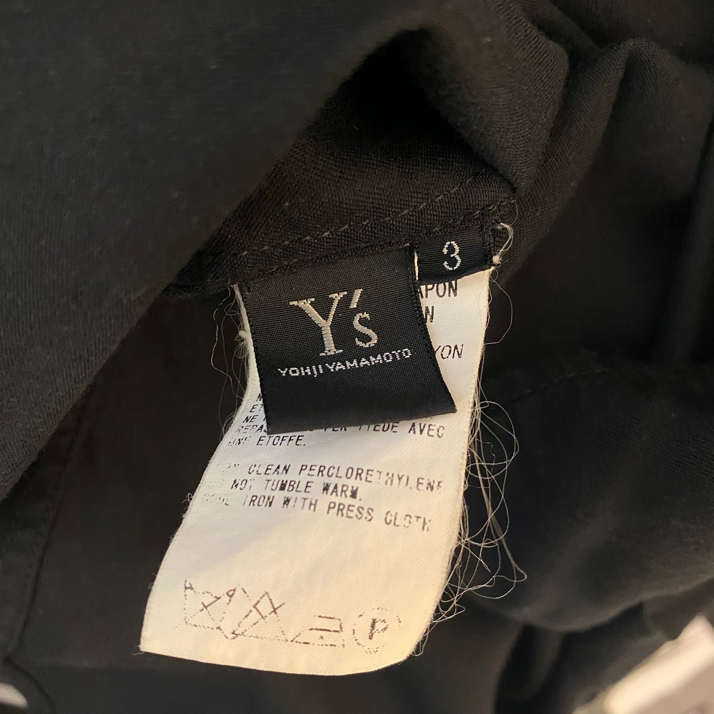 Y's by Yohji Yamamoto SS00 Aysmmetric Shirt