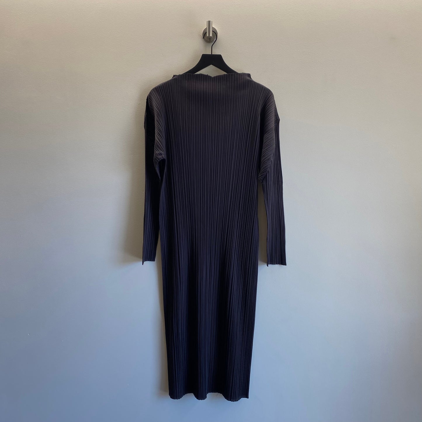 Issey Miyake Pleats Please Cut Mock Neck Dress