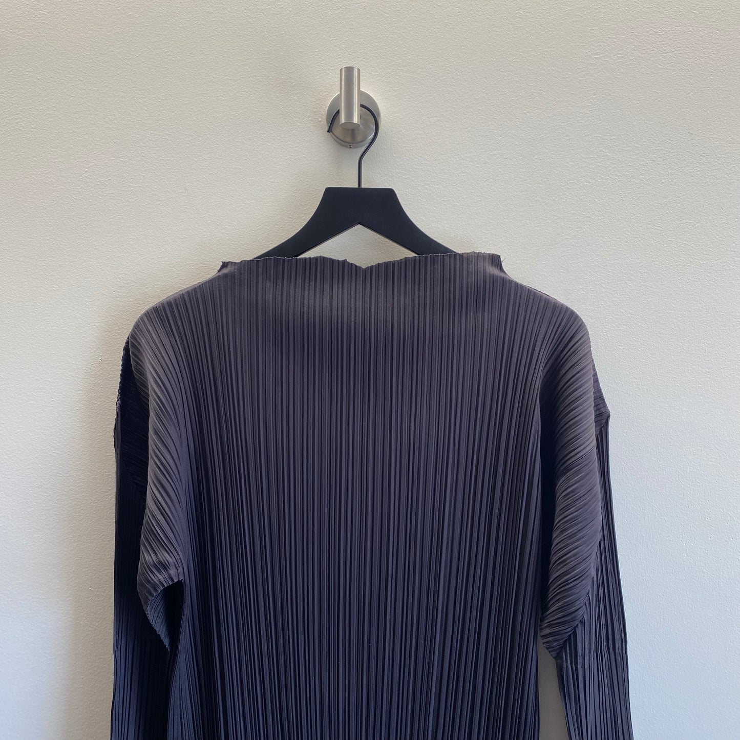 Issey Miyake Pleats Please Cut Mock Neck Dress