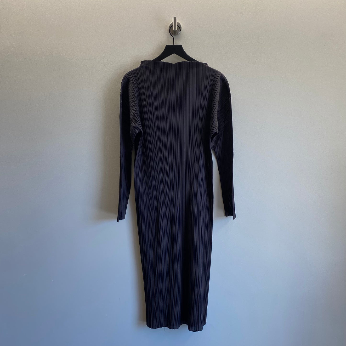 Issey Miyake Pleats Please Cut Mock Neck Dress