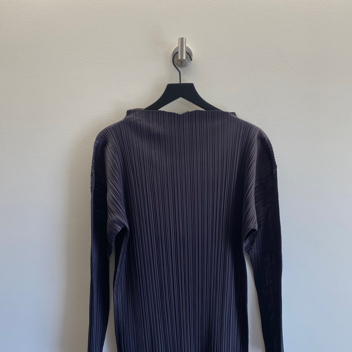 Issey Miyake Pleats Please Cut Mock Neck Dress