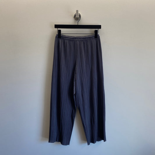 Issey Miyake Grey Pleats Please Cut Off Caprese