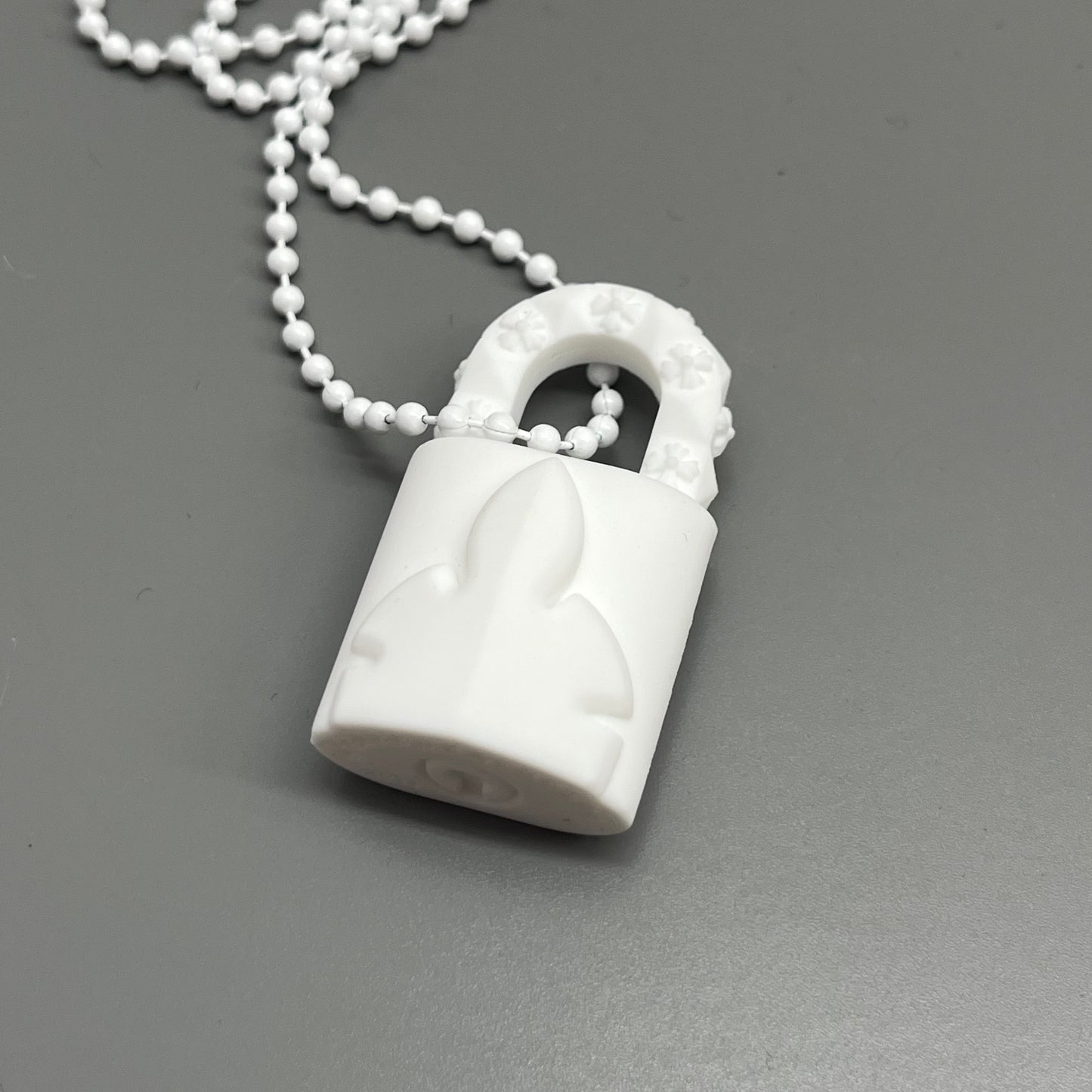 Chrome Hearts Silicon Lock Necklace