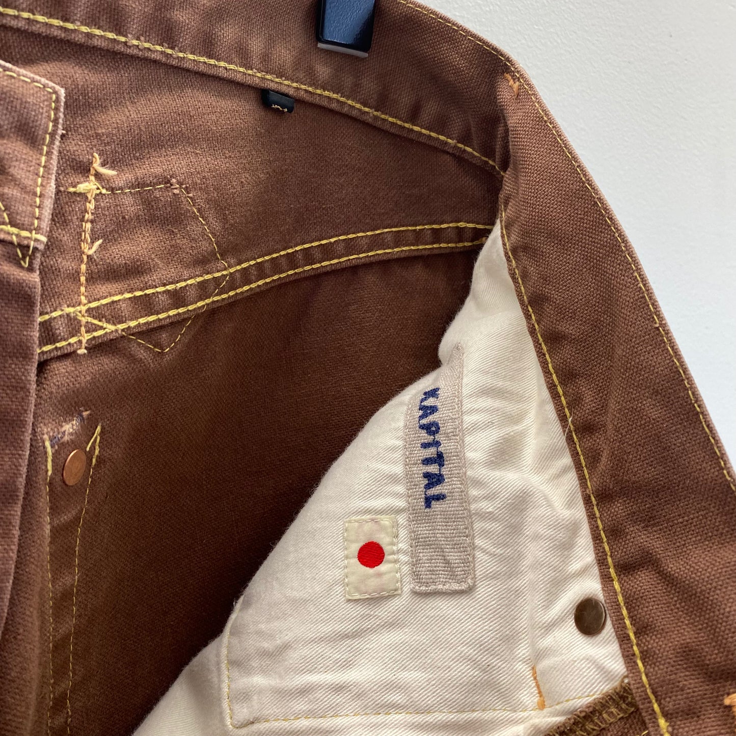 Kapital Persimmon Duck Pants