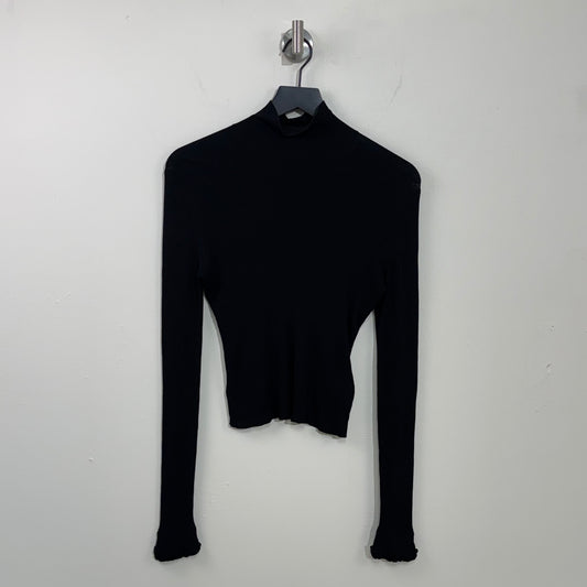 Gucci Silk Rib Knit Top