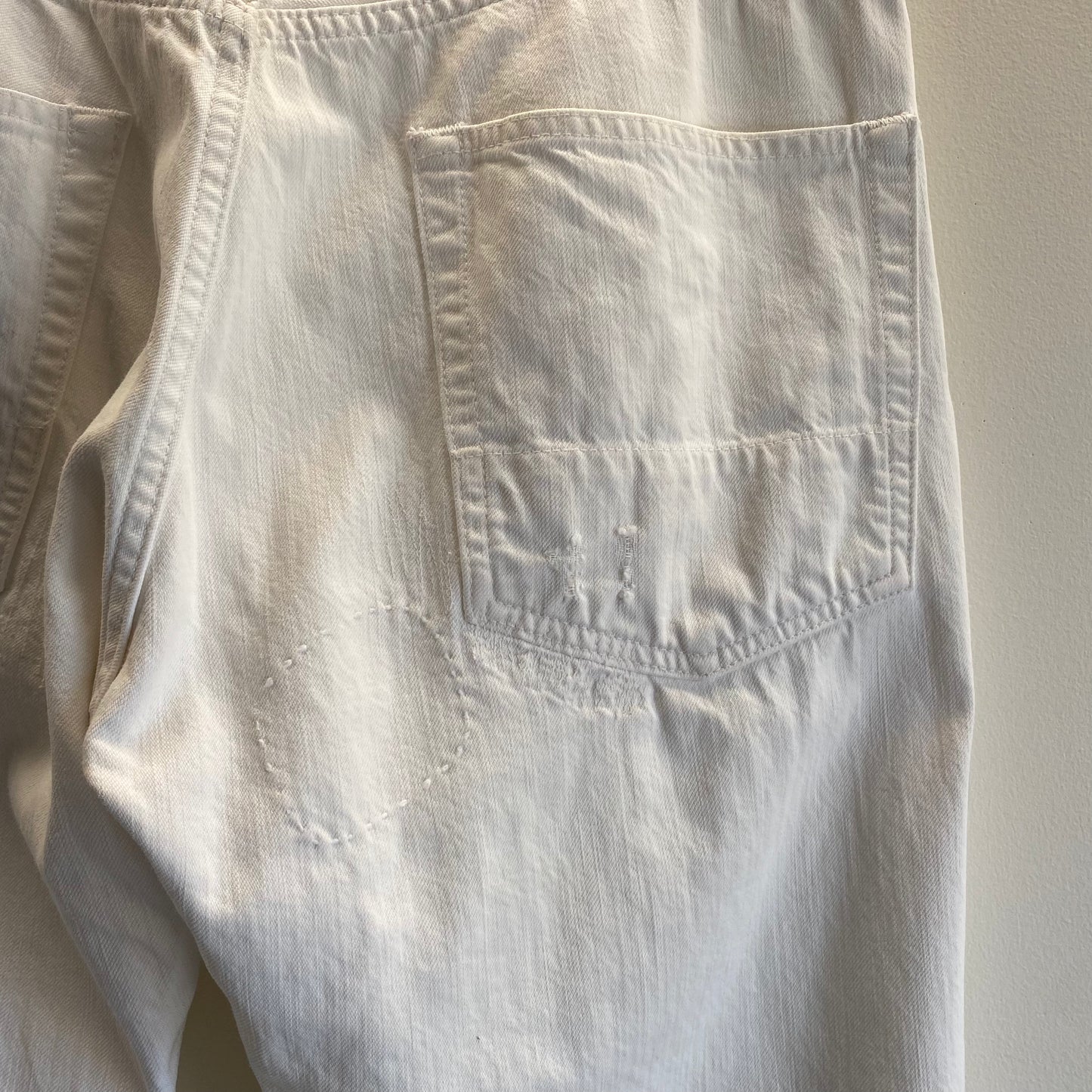 Kapital White Jeans Damage & Remake 5P