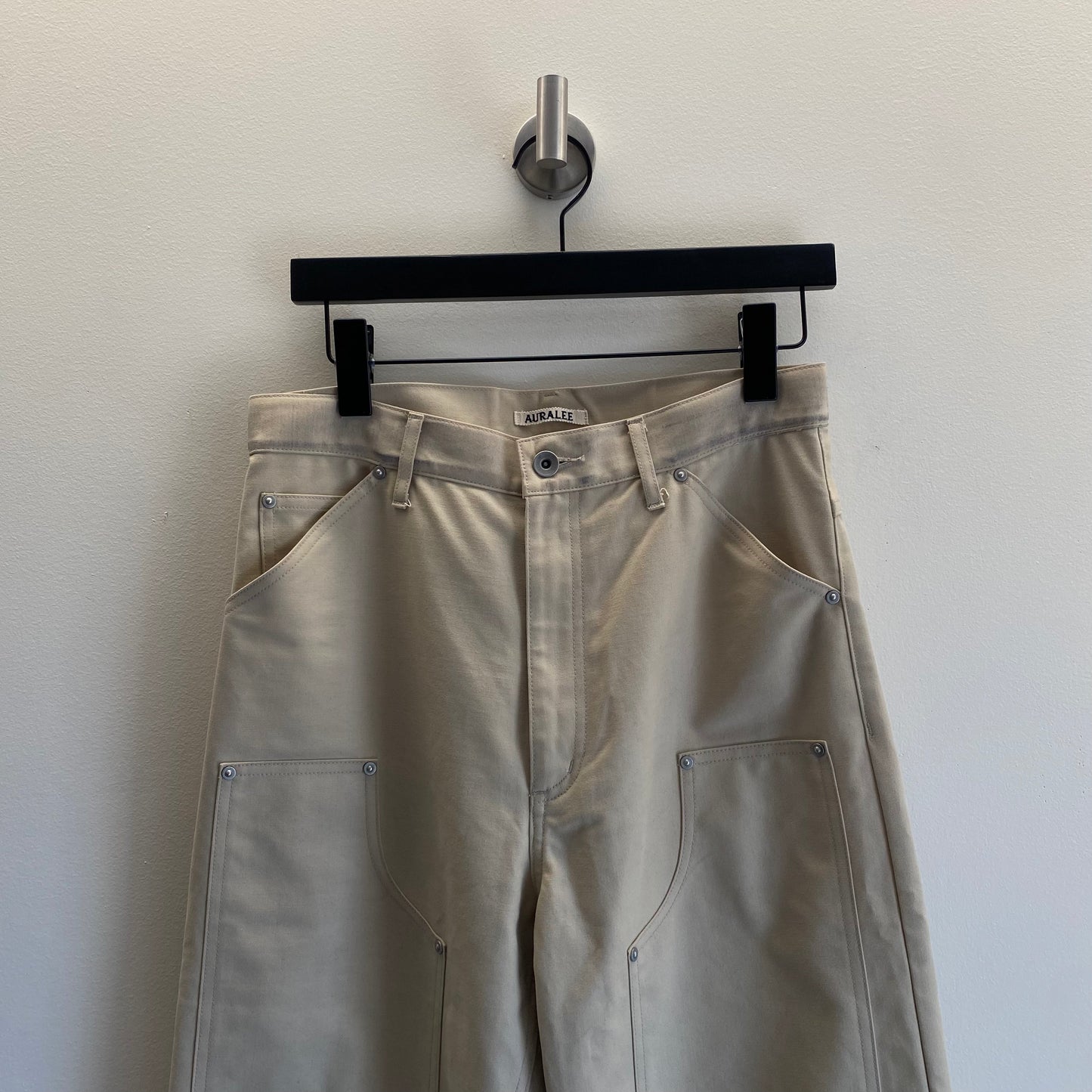 Auralee Oiled Canvas Painter Pants