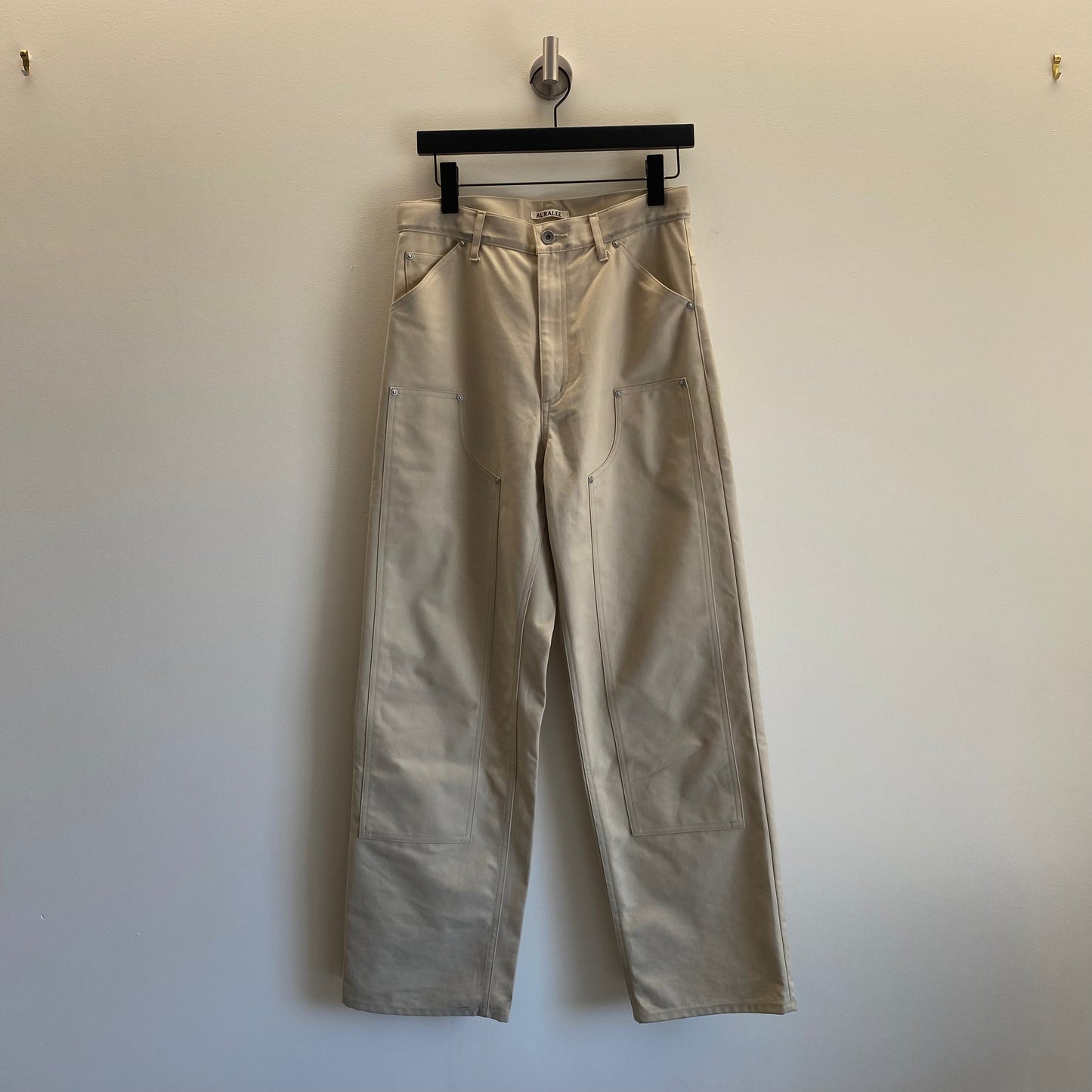 Auralee Oiled Canvas Painter Pants