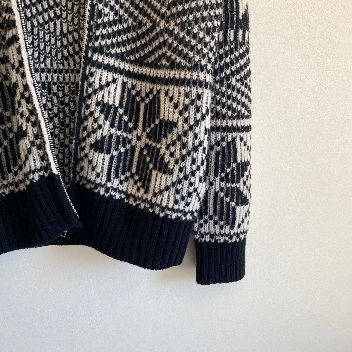 Comme des Garçons Homme Patterned Knit Cardigan