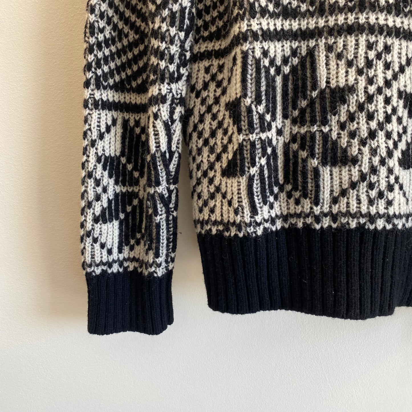 Comme des Garçons Homme Patterned Knit Cardigan