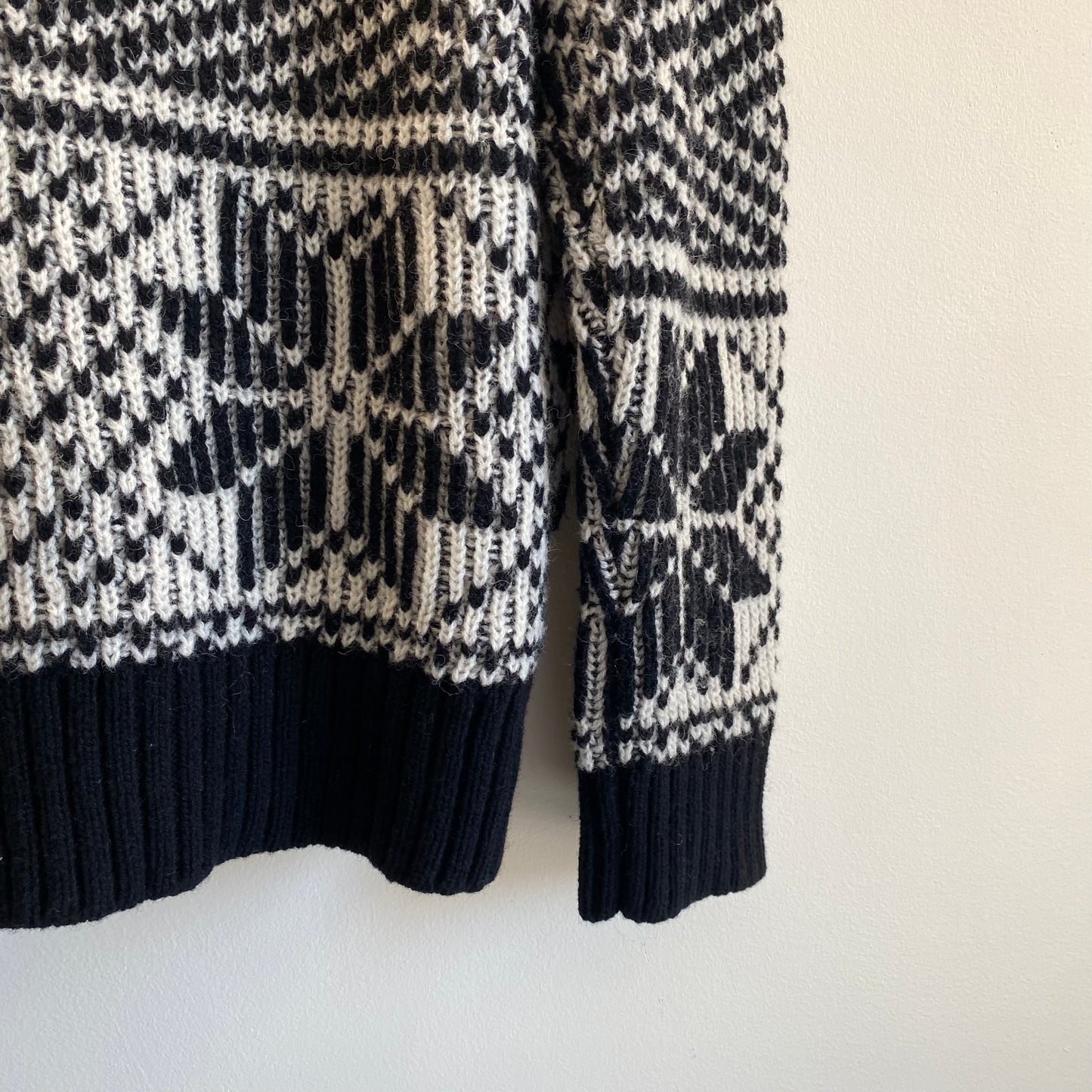 Comme des Garçons Homme Patterned Knit Cardigan
