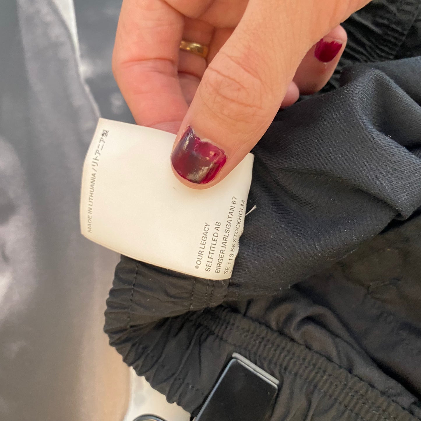 Our Legacy Nylon Wander Trouser