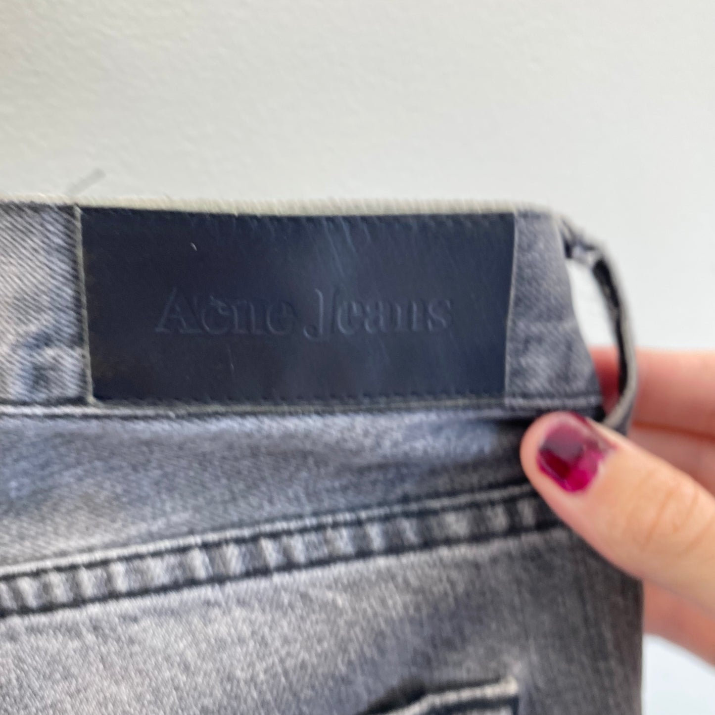 Acne Jeans Loose Flare Denim Jeans