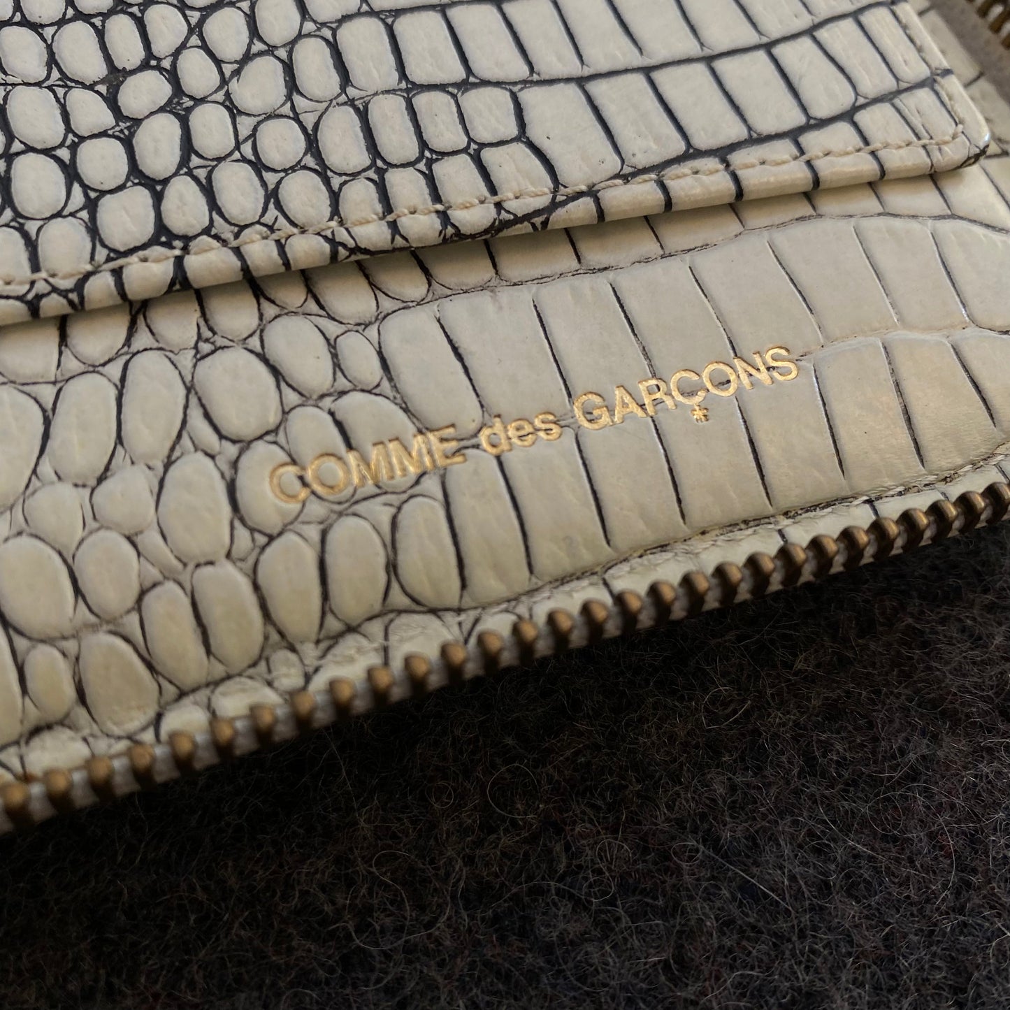 Comme des Garçons Long Alligator Wallet