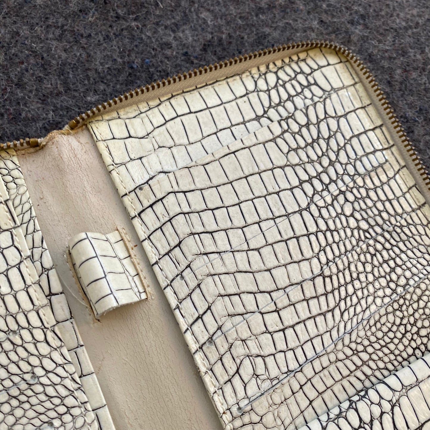 Comme des Garçons Long Alligator Wallet