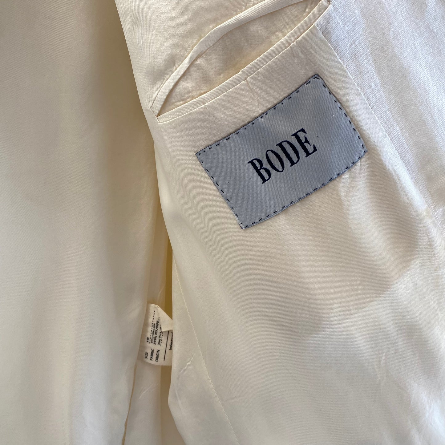 Bode Linen Suit Set