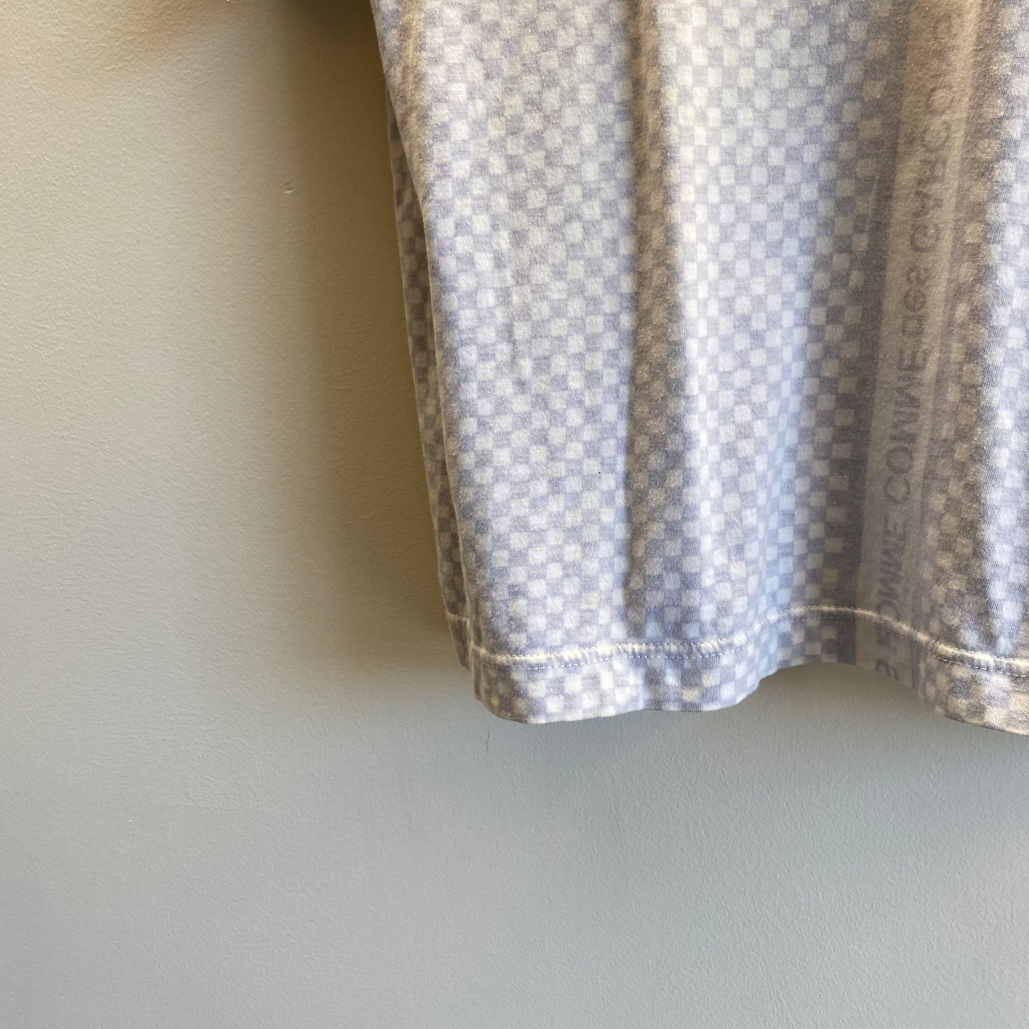 Comme des Garçons 2003 Checkered Logo Tee